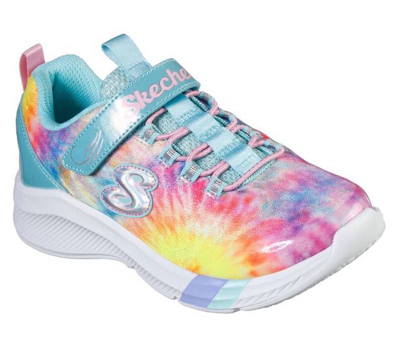 Skechers Dreamy Lites - Sunny Groove - Girls Sneakers Turquoise/Multicolor [AU-YR8972]